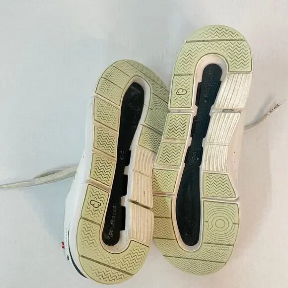 On Cloud Women's The Roger Advantage Size 7 White Faux Leather Cushioned Sneaker - Picture 8 of 10